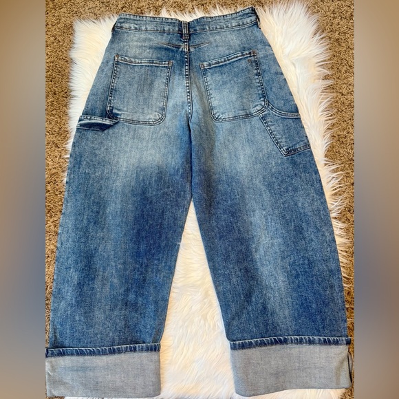**NWT** Anthropologie’s Pilcro ~ Kayden Barrel Carpenter Jeans - Picture 5 of 5